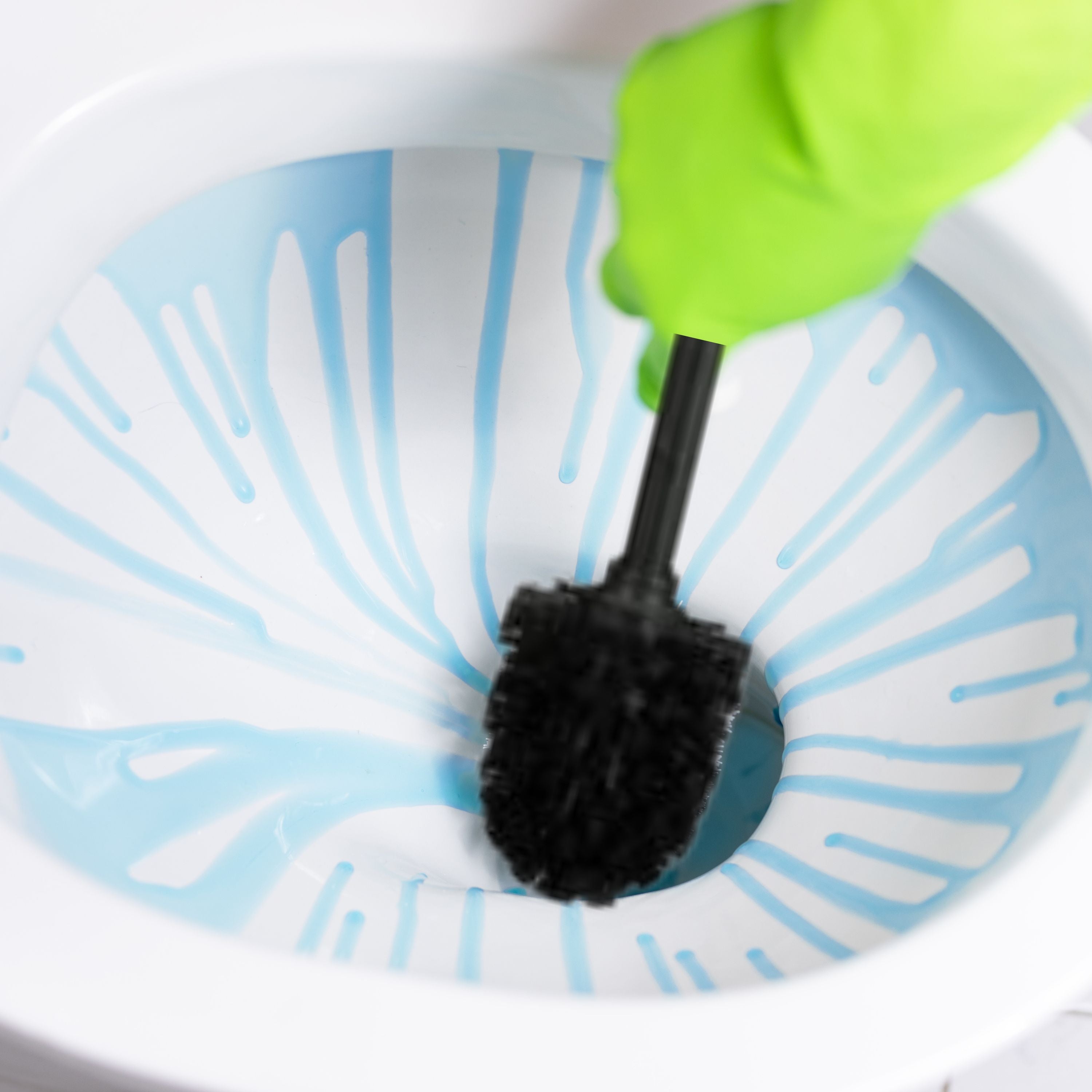 Stainless Steel Toilet Brush with Holder, Round Stainless Steel Bathroom Deep Cleaning Scrub Toilet Brush & Holder Set, Attached Lid Toilet Cleaner Brush
